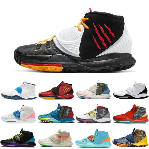 

new 6 6s oreo asia irving men baskteball shoes usa sclock n7 bred neon graffiti vast grey mens trainers sports sneakers