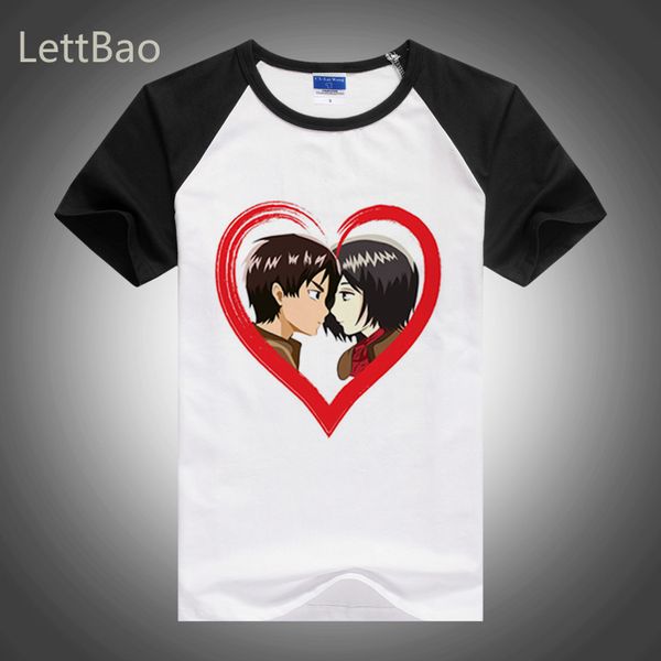 

new attack on titan eren jaeger mikasa acker funny printed tshirt japanese anime costume tees male hooded sweatshirt hoodie men t shirt