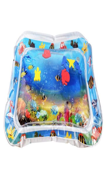 

summer relaxing water temperature lower baby playing mats ocs star shape floating underwater world sea animal infant lying bbysaq