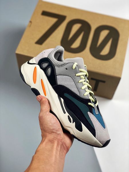 

2021 kanye 700 west reflective v2 700s wave runner mens trainers zoom designer shoes sports sneakers men women chaussures, White;red
