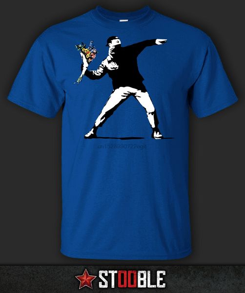 

flower thrower banksy t-shirt-new sport hooded sweatshirt hoodie