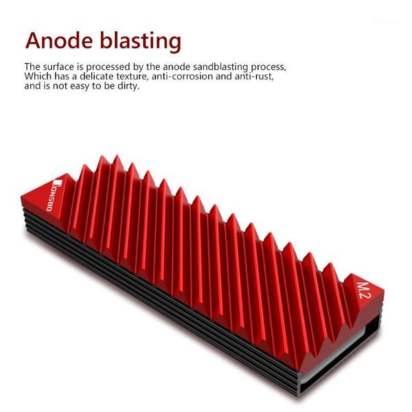 

m2 2280 ssd hard disk aluminum heat m.2 ssd nvme heat sink sink with thermal pad for deskpc computer cooling system1