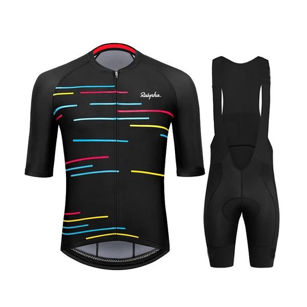 

racing sets ralvpha 2021 men's cycling wear bicycle roupas ropa ciclismo hombre mtb maillot summer road bike tights triathlon, Black;blue