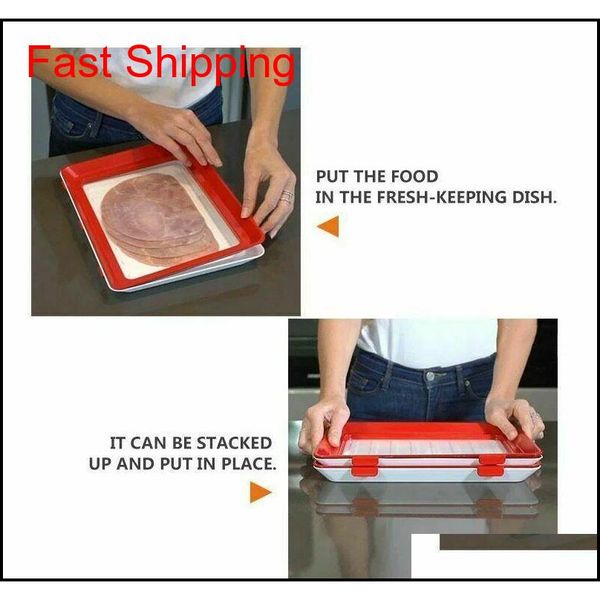 

creative food preservation tray stackable food fresh tray magic elastic fresh tray healthy kitchen tools stor qylahm bde_luck