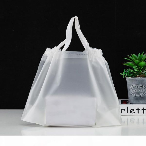 

48pcs большой пластиковый мешка подарок сумка с ручкой, ручка пластмассовой сумки, свадебный подарок стороны сумки с ручкой