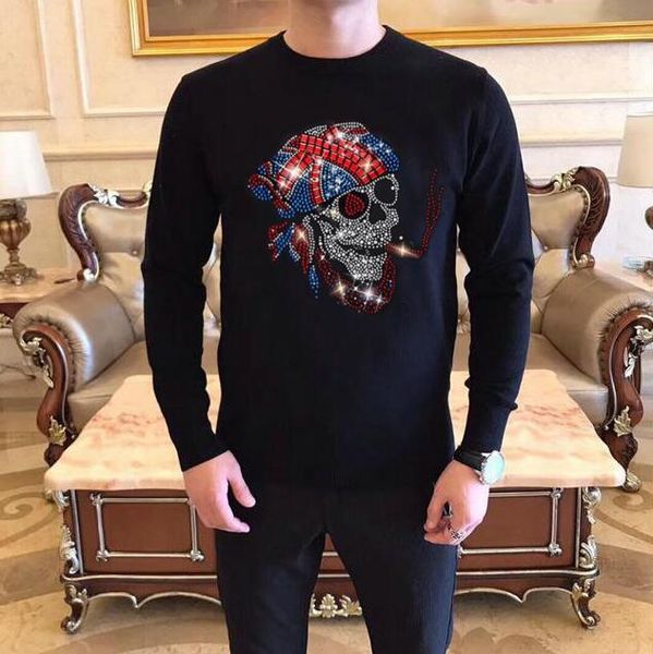 

new sports blouses casual designer brand selling male sweater oa53, White;black