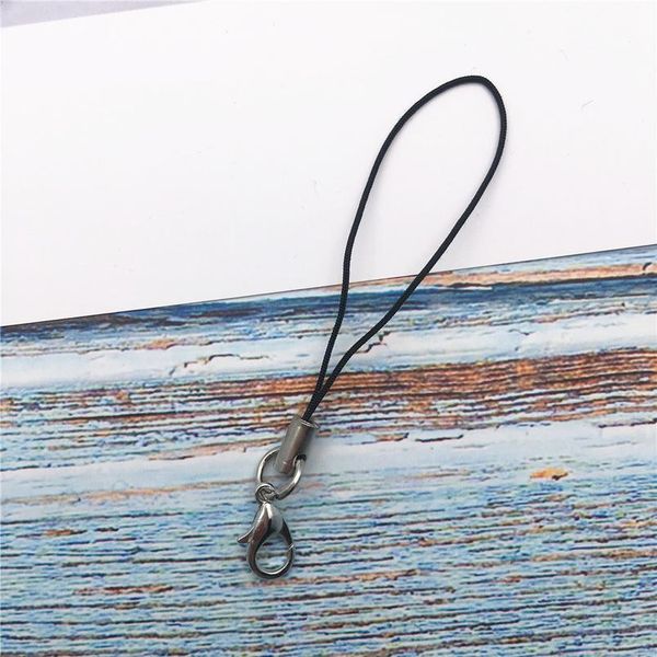 

10pcs/lot diy jewelry cell phone lanyard cord strap holder hang rope ring charms crystal badge pendant phone acc qylaja
