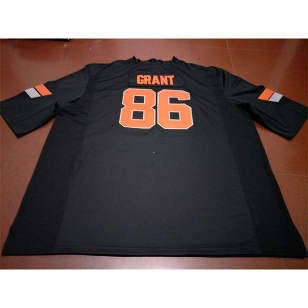 

3421 #86 grant black orange oklahoma state cowboy alumni college jersey or custom any name or number jersey