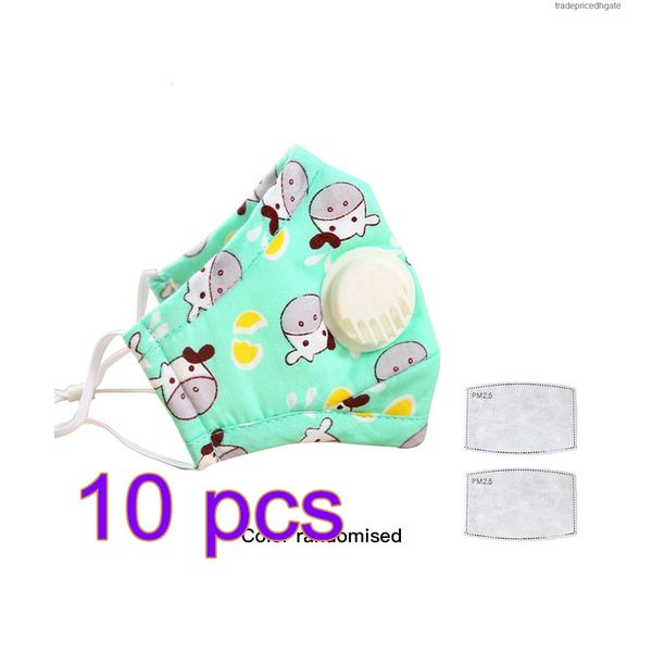 

breathable anti dust folding vertical haze 10pcs children with breath valve pm2.5 mouth mask & 2 filter papers 2s3f0