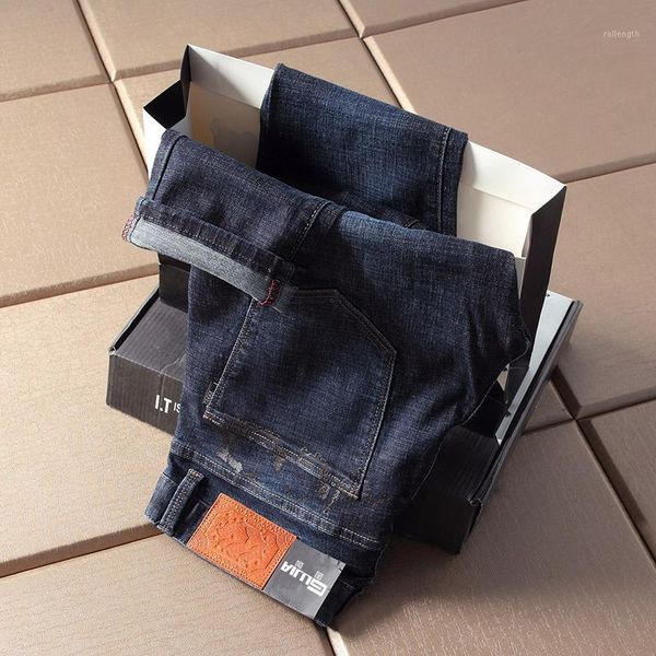 

starbags pp original skull german four season jeans popular embroidered leather label casual slim blue elastic pants mid waist1