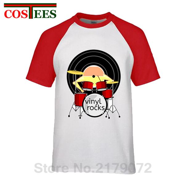 

vinyl rocks streetwear tees record player tshirt funny drummer music hip hop musician 70s 80s brand hooded sweatshirt hoodie men t shirt