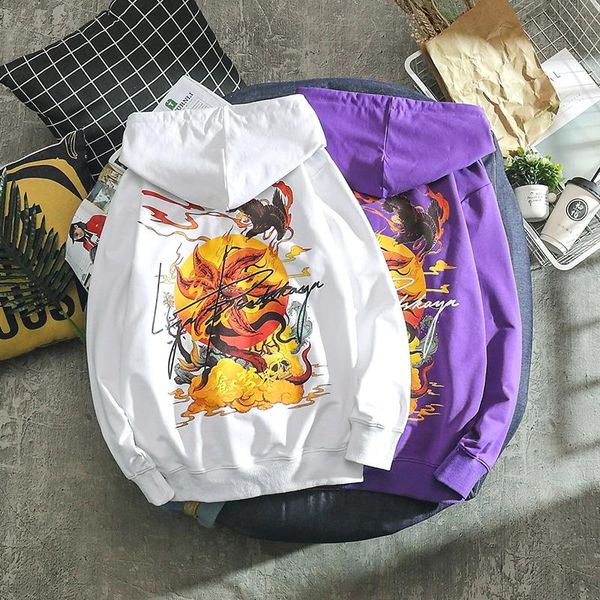 

hoodie men 2020 harajuku autumn pullover sweatshirt male print hooded mens hip hop hoodies streetwear, Black