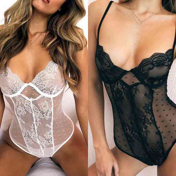 

nxy set new women bodysuit suspenders woman black white embroidery lace night club body clubwear teddies 1223, Red;black