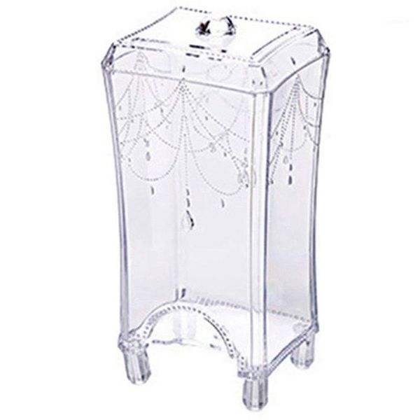 

promotion makeup cosmetic storage case practical large capacity storage holder cotton pad swab box organizer makeup plastic t1