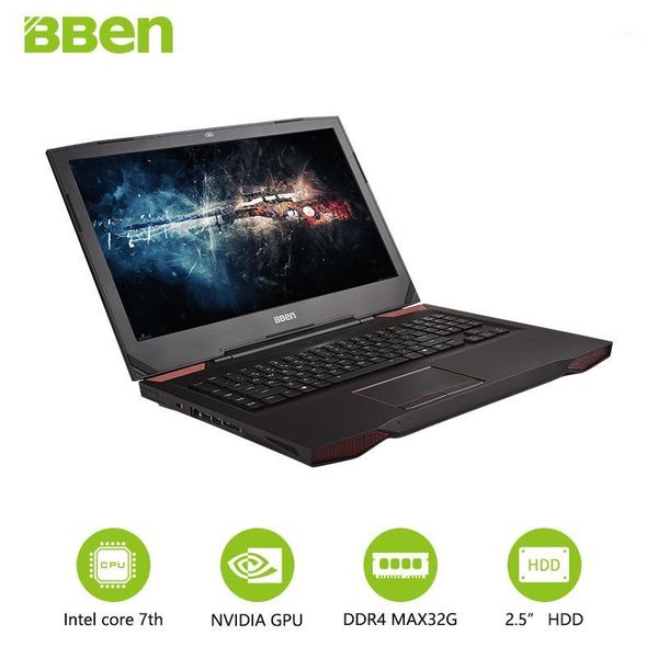 

bben g17 17.3 inch lap16g ram 256g ssd 1tb hdd ultrabook windows10 intel 7700hq nvidia gddr5 6g ram fhd backlit keyboard1