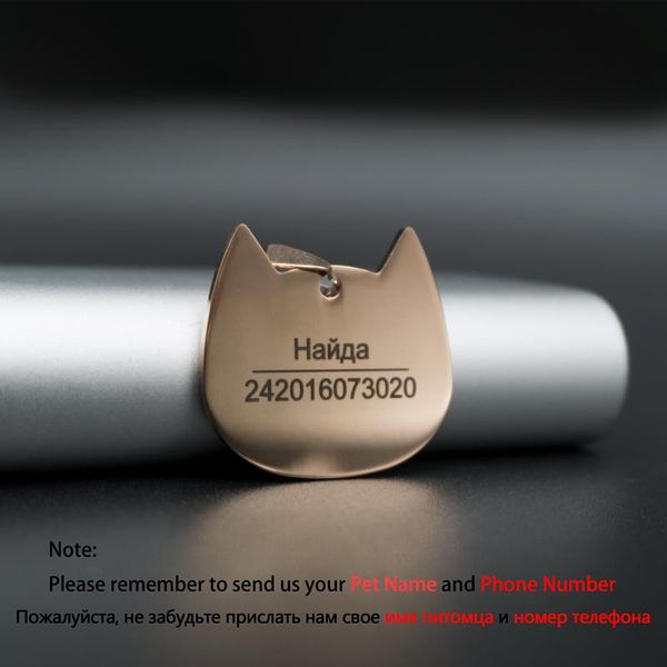 

персонализированные бирки для собак из нержавеющей стали выгравированные идентификационные теги для собачьего воротника пэт насыщенные табли