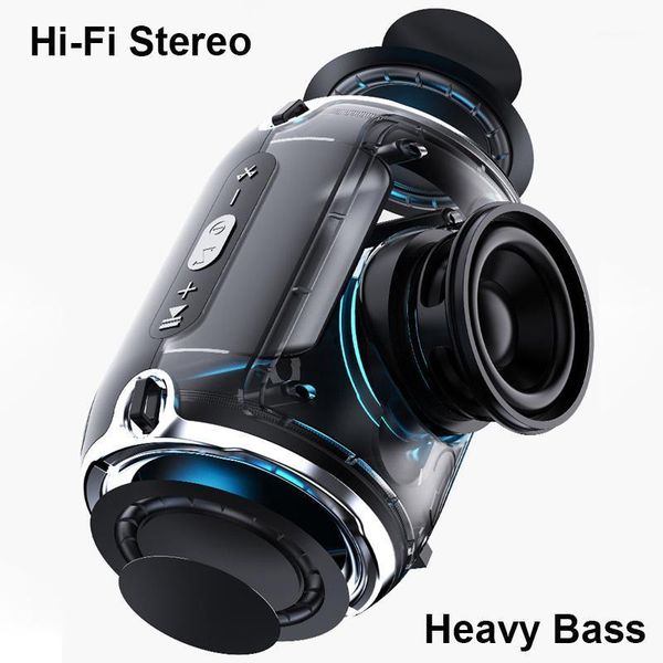 

high power waterproof bluetooth speaker portable column super bass stereo for comuter pc speakers with fm radio bt aux tf usb1