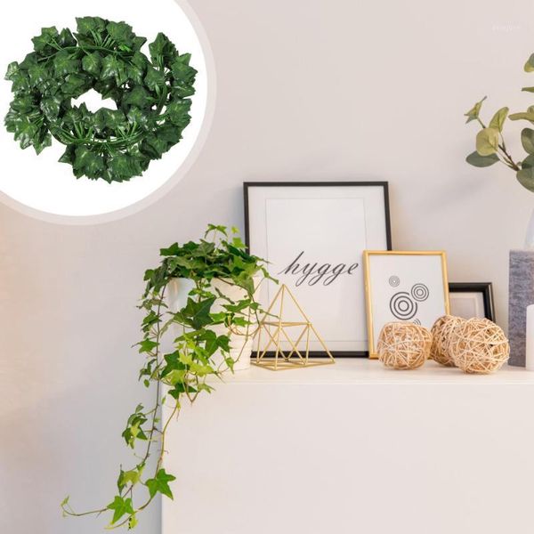 

12pcs artificial ivy leaf plants hanging garland fake vine wedding wall decor1