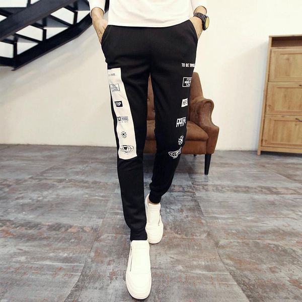 

wholesale-kzx213 new autumn casual mens pencil pants hip hop harem sweatpants sweat trousers black gray1