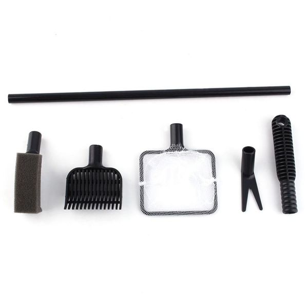 

aquarium 4 in 1 tank clean set aquarium cleaner fish net scraper sponge cleaning tool kit algae fish tank gdldc