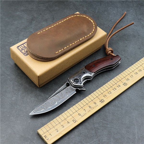 

vg10 кованой дамасской стали на открытом воздухе выживания портативный складной нож тактики сбора охотничье самообороны острый edc инструмен