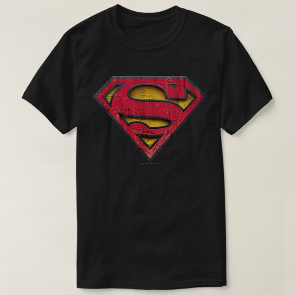 

2019 printed men cotton short sleeve superman s shield distressed logo hoodie designers t shirts sweatshirt