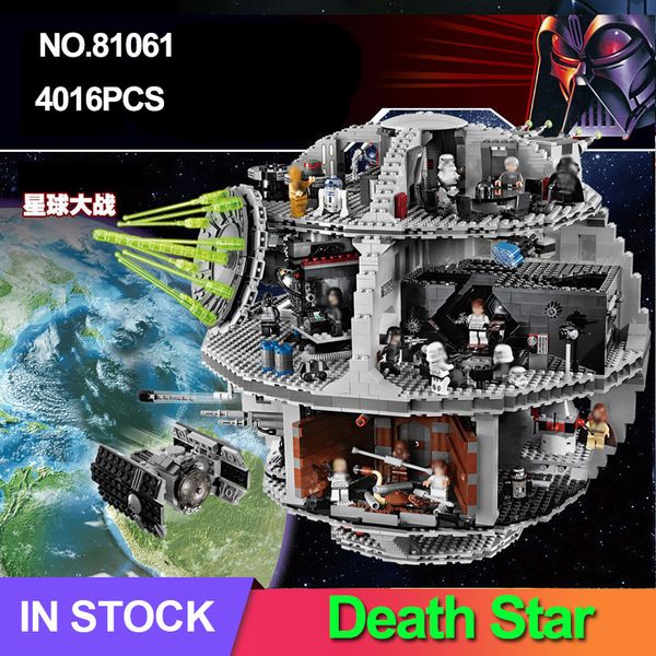 

10188 75159 death star план 4016pcs строительные блоки wars force вакер кирпичи diy игрушки для образовательных подарков 1008