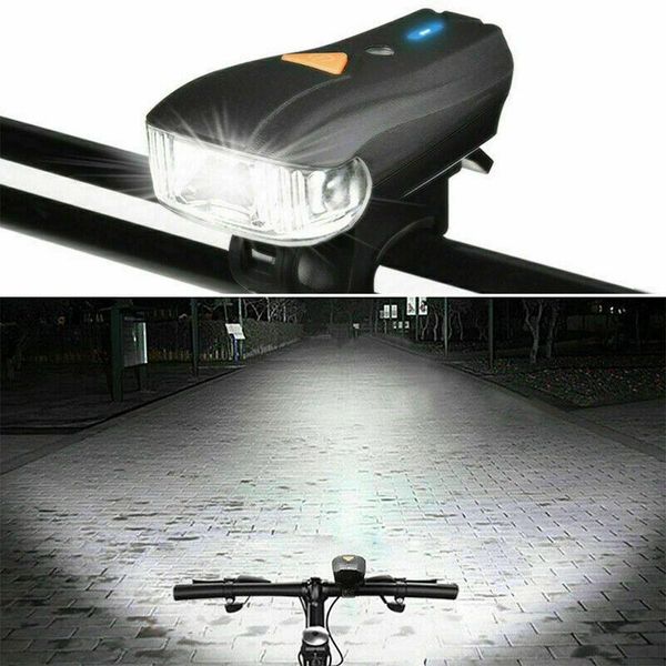 

usb rechargeable cycling bicycle light mountain bike super light charging taillight outdoor headlight front tail clip lamp