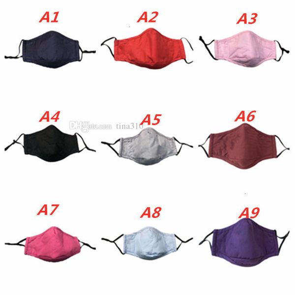 

face reusability pure cotton color pm2.5 anti-dust with and without valve mask designer masks t2i51188