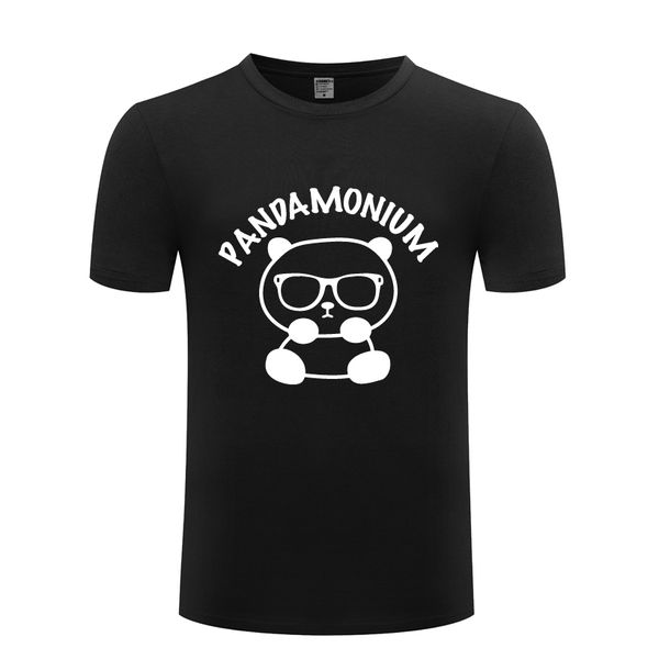 

pandamonium cute anime cartoon men's t-shirt t shirt men 2018 new short sleeve o neck cotton casual tee sport hooded sweatshirt hoodie