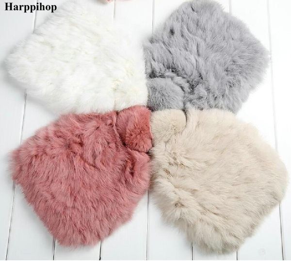 

beanie/skull caps sell 2021 autumn and winter knitted fur hat cap for women lovely genuine, Blue;gray