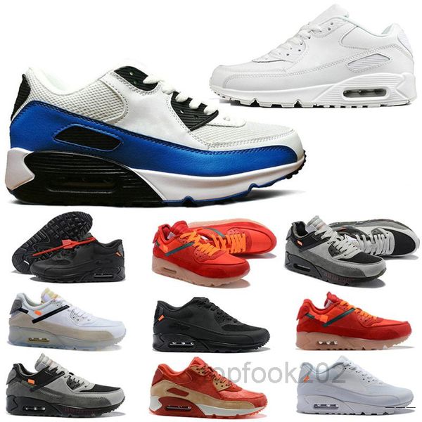 

2021 new air cushion 90 casual shoes men women black white beige air90 sneakers classic 90s outdoor trainer sports idce