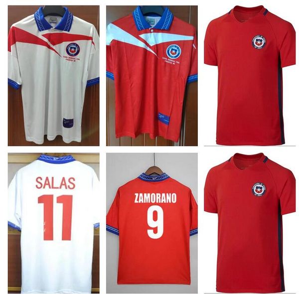 

retro classic 2016 1998 chile soccer jerseys 16 17 98 alexis a.vidal valdivia medel gonzÃ¡lez barrera musrri mafla gald rodriguez zamorano sp, Black;yellow