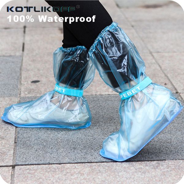 

1 pairs waterproof rain shoe cover for men women shoes protector reusable boot covers rainy day boots overshoes travel equipment q1218
