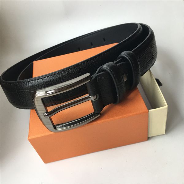

men belts fashion mens designers belts genuine belt gold silver buckle waistband women belt, Black;brown