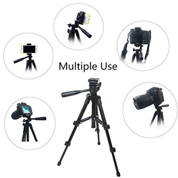 

aluminum alloy profesional camera tripod stand for canon nikon sony dslr camera camcorder mini protable tripod for smart phone