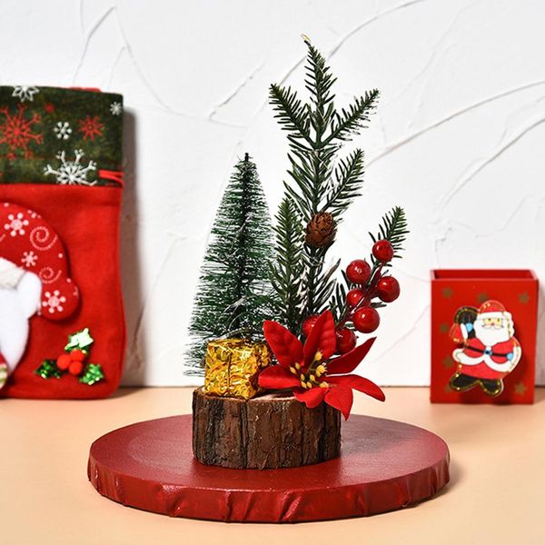 

мини деревянных bottom украшения рождественской елка светодиодный стол дом украшение для висячих украшений мини деревянных sqciob dh_seller2