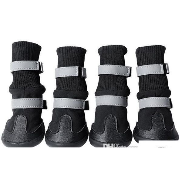 

large dog shoes supplies big dogs boots waterproof non-slip accessories pet products s m l xl 4pcs/set shipping lsihd