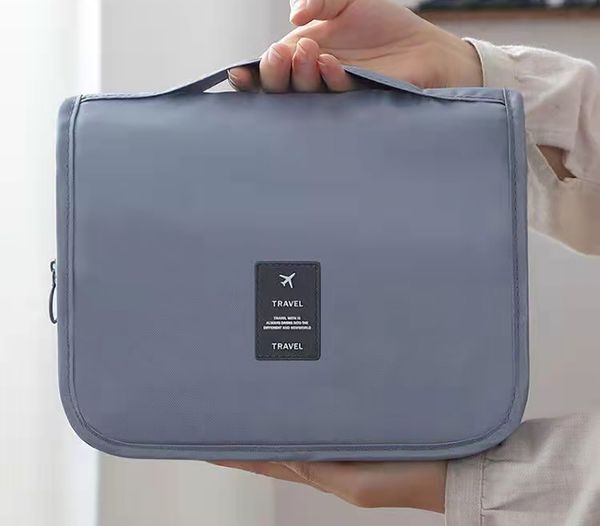 

designer handbags oxford cloth cosmetic bag wash bag for women waterproof material cosmetic storage box simple design hook up multiple pocke
