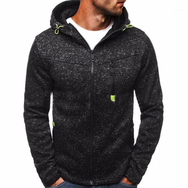 

winter hoodie male cardigan 2020 new long sleeve hoodies men zipper sweatshirt hoodies mens hooded plus size coat jacket 301, Black