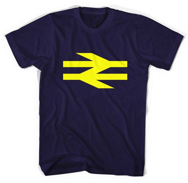 

new retro british rail logo t-shirt all sizes colours cotton loose size tee shirt sport hooded sweatshirt hoodie