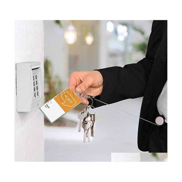 

retractable diamond badge reel lanyard id card badge holder ski pass multipurpose key chain metal anti-lost c sqcond five2010