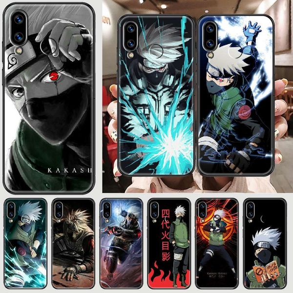 

huawei honors 6 7 8 9 10 i 20 a c x lite pro animated naruto kakashi luxury mobile phone case