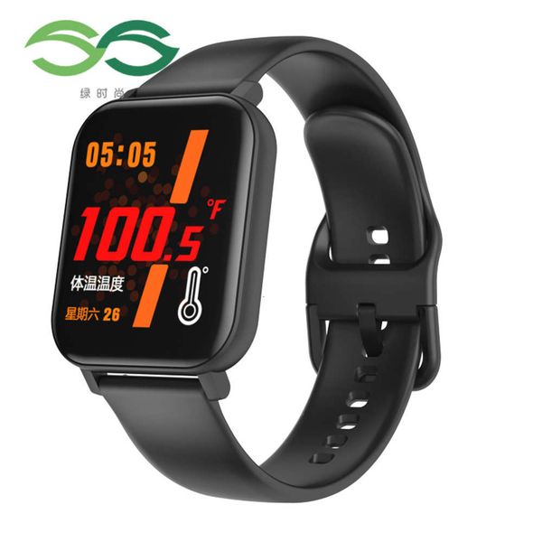 

ss green fashion across f25 smart bracelet f54 body temperature 24-hour real-time measurement of heart rate blood prsure sleep meter stepbgt