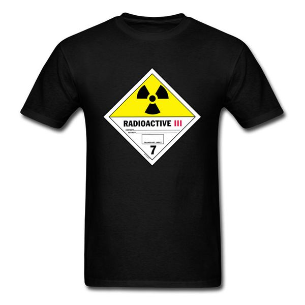 

radioactive label print unique design men t-shirt tees black short sleeve cartoon rhombus pattern sport hooded sweatshirt hoodie
