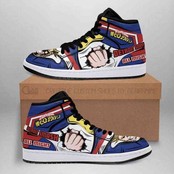 

all might sneakers skill my hero academia anime sho, Black