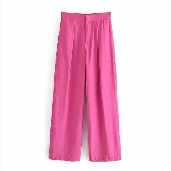 

women fashion solid color casual loose wide leg pants vintage side pockets female trousers streetwear, Black;white