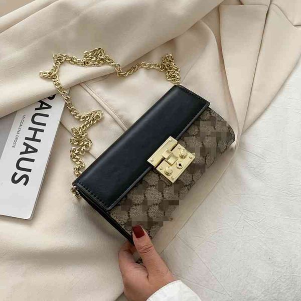 

75% off high sense chain women's bag new versatile one shoulder messenger bag small square hand envelope handbags