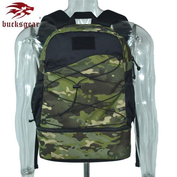 

outdoor bags bucksgear 500d nylon camouflage style sprot backpack football 30l