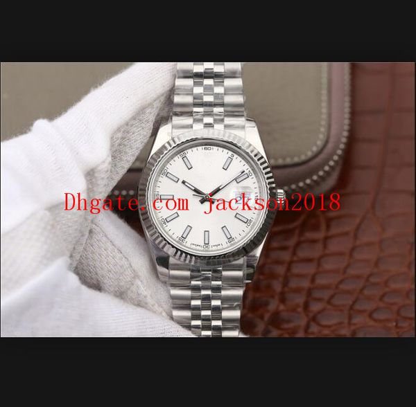 

оригинальные коробки мужские часы 126334 126331 126300 41 мм юбилейный браслет синий циферблат механические автоматические caledar светящиес, Slivery;brown